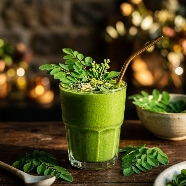 🌿 Moringa Smoothie: A Green Boost for Everyday Wellness